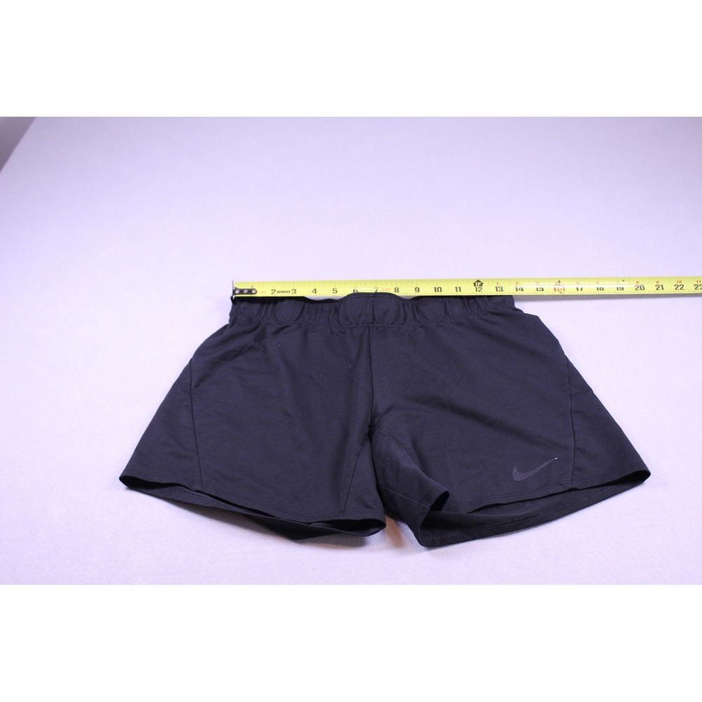 Nike Dri-FIT Women Black Athletic Training Shorts 890470-011 XS - Picture 3 of 5